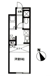 プチメゾン蛍【2階】の間取り