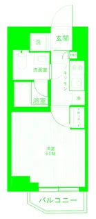 ラヴェニール横浜蒔田【7階】の間取り