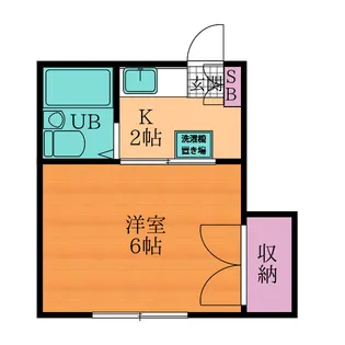 第1香川ハイツ【2階】の間取り