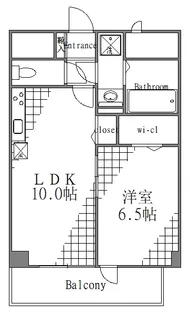 251021 シーザスパレス錦糸町【4階】の間取り