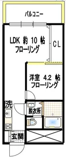 三分坂マンション ふるりのべ【4階】の間取り