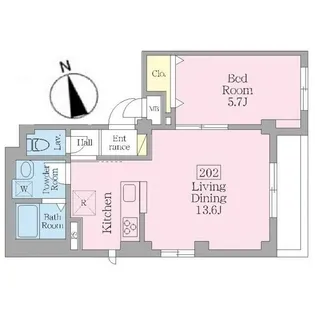 Rio Porosus池袋(リオポロサスイケブクロ)【2階】の間取り