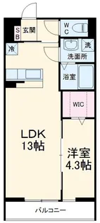 リブリ・コン・カローレ【1階】の間取り