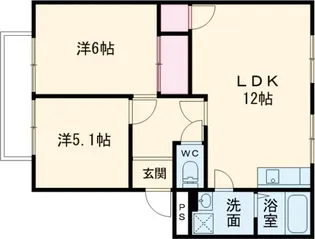 奈良県奈良市七条1【アパート】の間取り