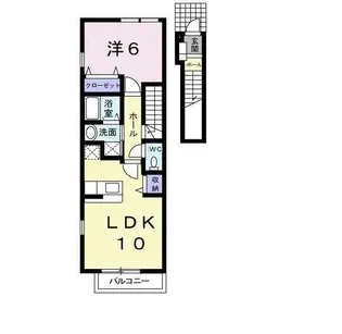 ウィーンの森 ヴェルサイユ【2階】の間取り