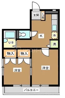 クリスタル和幸【1階】の間取り