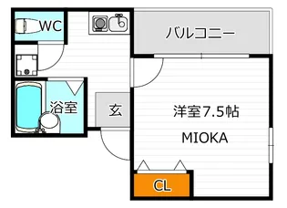 グレイス阪南I【3階】の間取り