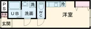 大阪府枚方市渚元町【アパート】の間取り