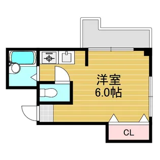 新大阪ハイツ【3階】の間取り