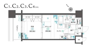 フェニックスヨコハマスクエア【2階】の間取り