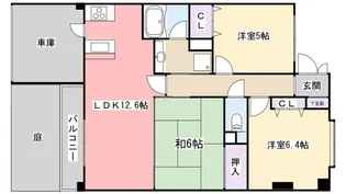 千葉県船橋市薬円台6【マンション】の間取り