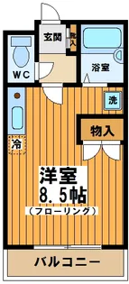 東京都狛江市中和泉5【アパート】の間取り