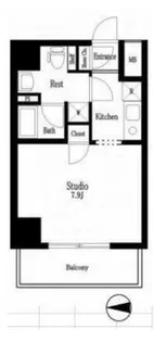 東京都台東区清川2【マンション】の間取り