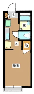 エフエヌハイツ【1階】の間取り