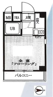 コーポレージ中葛西【2階】の間取り