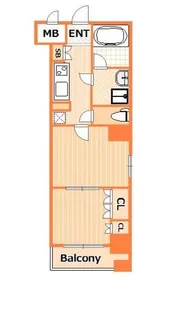 日神デュオステージ馬車道【7階】の間取り