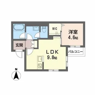 ペルル金屋町【2階】の間取り