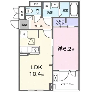 アネラ【1階】の間取り