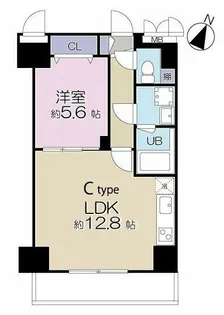 Twin Square II【9階】の間取り