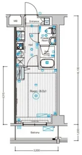 フュージョナル東墨田【2階】の間取り