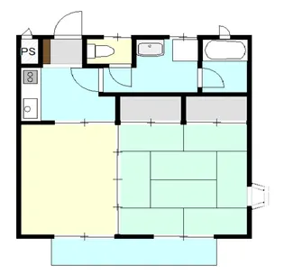 サンライズササキ【1階】の間取り