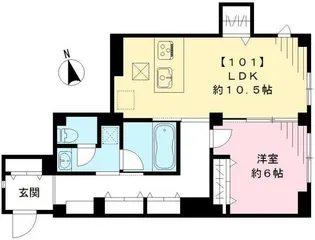 グランドニコス【1階】の間取り