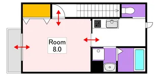 Shine(シャイン)【2階】の間取り