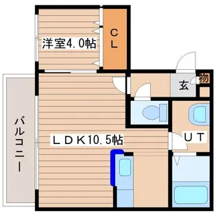 T-STAGE西町【3階】の間取り