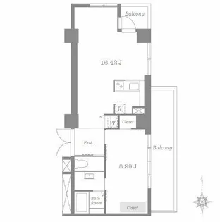 PIPE(パイプ)【5階】の間取り