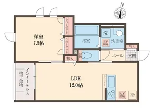 SOPHIA方南【1階】の間取り