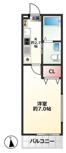 グランメゾン行徳【1階】の間取り