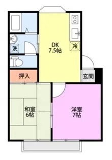ホワイトパレス【2階】の間取り