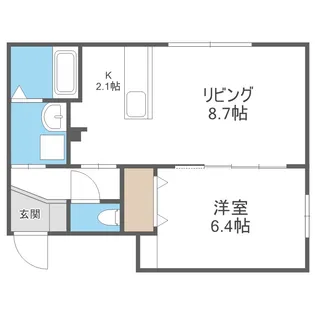MARUYAMA RH HILLS【2階】の間取り