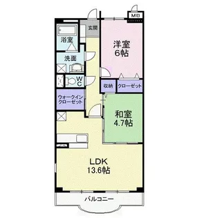 エトワールひこ【3階】の間取り