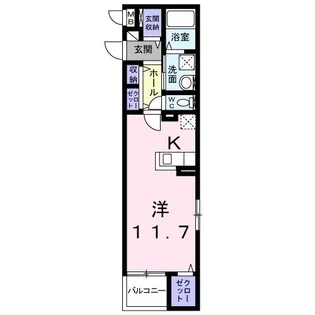 アルカンシエルオー【3階】の間取り