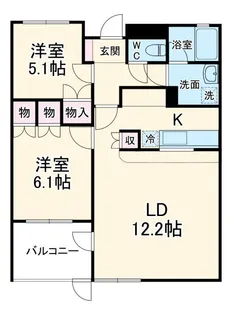 KDビルNo.5【2階】の間取り