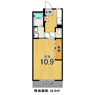 青葉ハイツ【1階】の間取り