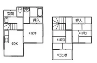 高知県高知市一宮中町2【一戸建】の間取り
