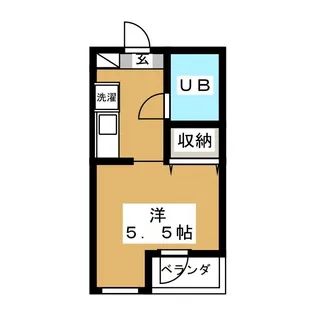 東京都目黒区南3【マンション】の間取り