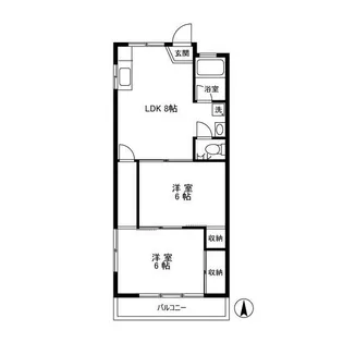 東京都葛飾区柴又3【マンション】の間取り