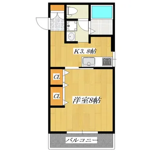 メゾン・ド・レスポワール【1階】の間取り