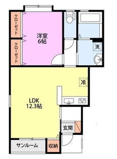 レヴィール【1階】の間取り