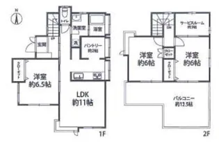 埼玉県川越市豊田町1【一戸建】の間取り