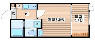 ジャスティス【1階】の間取り