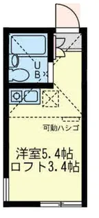 神奈川県川崎市幸区小倉2【アパート】の間取り