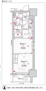 ガーラ・ステーション川崎平間【4階】の間取り
