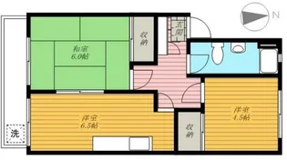 一杉マンション【3階】の間取り
