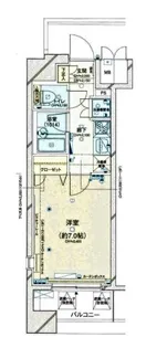 コンシェリア蒲田 U’s Square【4階】の間取り