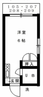 赤塚パークハイツ【1階】の間取り