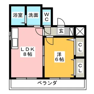 SOCIA LEGEND【2階】の間取り